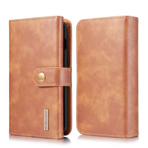 Coque en TPU style scindé marron pour votre Samsung Galaxy S10