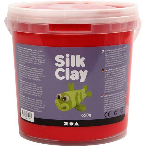 Silk Clay Silk Clay matériel de modelage rouge 650 gr 1 pièce