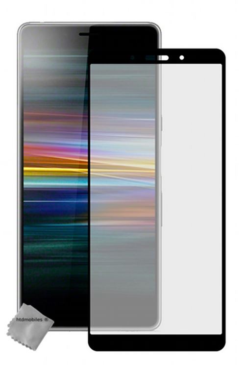 Film de protection vitre verre trempe incurve integral pour Sony Xperia L3 - NOIR