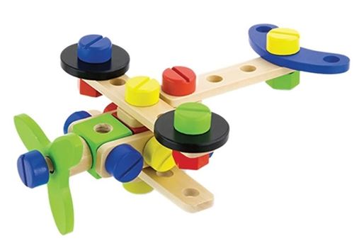 Viga Toys kit de construction bois 48 pièces multicolore