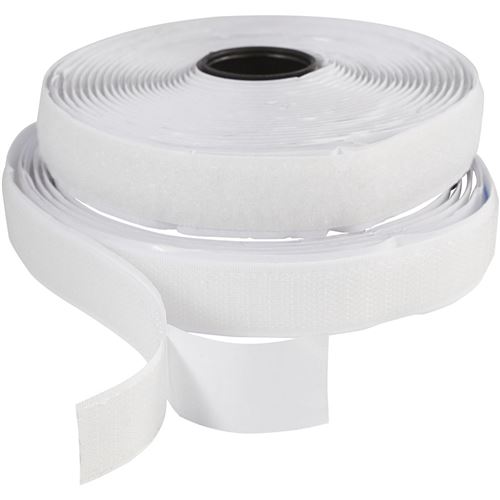 Creotime velcro autocollant blanc 5 mètres
