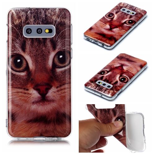 Coque en TPU impression de modèle chat pour votre Samsung Galaxy S10e