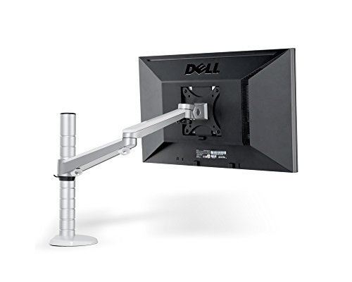 Réglable en Aluminium pour ordinateur portable/Notebook/moniteur LCD Desk Mount Support pivotant et inclinable avec bras simple coll