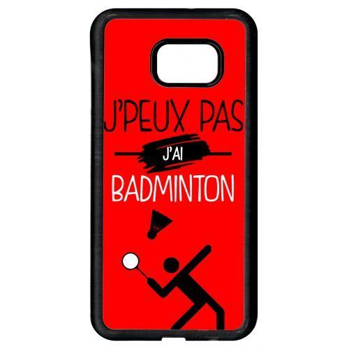 Etui à rabat samsung galaxy s6 edge plus j peux pas j ai badminton 6