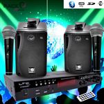 Kit Sonorisation 300W Bm Sonic BMS-DJ300 Initiation DJ Enceintes Ampli