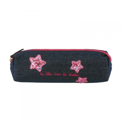 Trousse à crayons desoleil paillettes - derrière la porte