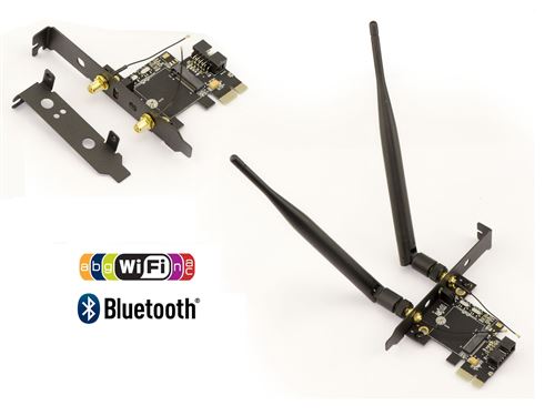 Adaptateur M2 A Key Wifi Bluetooth vers PCIe WIFI a b g n ac / Bluetooth 4.0