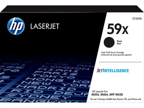 hp toner cartridge 59x black noir