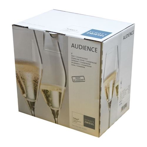SCHOTT ZWIESEL Boîte de 6 flûtes a champagne Audience - 25 cl