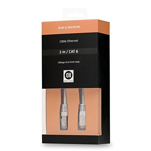 D2 Diffusion D2RJ45D200 Câble Ethernet RJ45 Mâle 2 m