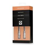 Cavo Ethernet D2 Diffusion RJ45 Cat6 20 Metri – Collegamento Diretto Maschio-Maschio Grigio