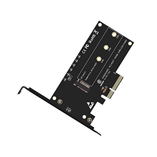 Kingshare M.2 NVMe SSD PCIe vers PCIe 3.0 x4 adaptateur Prise en charge M.2 PCIe 2280, 2260, 2242. KS-NVX403