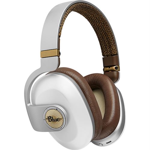 Blue Satellite White casque Bluetooth, circum-aural pour studio