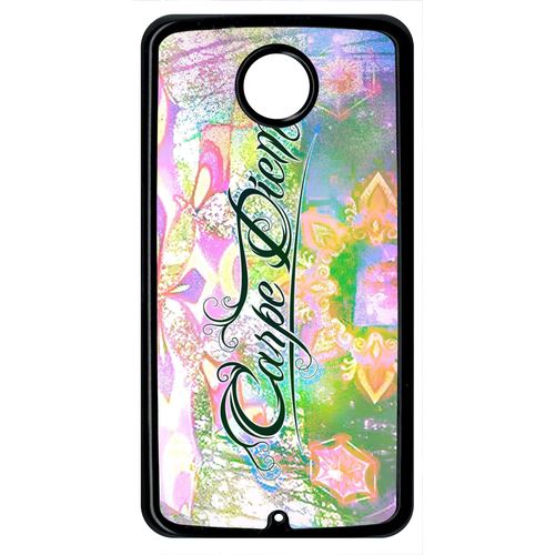 Coque Carpe Diem Compatible Google Nexus 6 Transparent