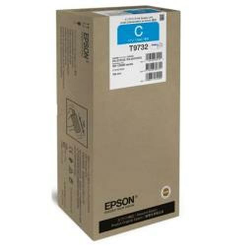 Epson T9732 - 192.4 ml - taille XL - cyan - original - cartouche d'encre - pour WorkForce Pro WF-C869R WF-C869RD3TWFC WF-C869RDTWF WF-C869RDTWFC