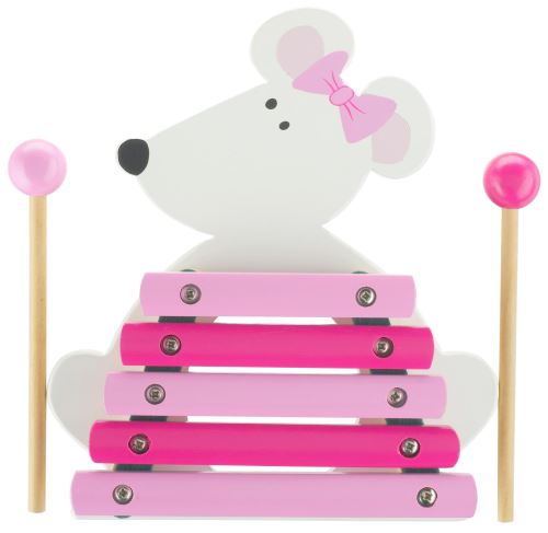 Orange Tree Toys Xylophone Souris Rose
