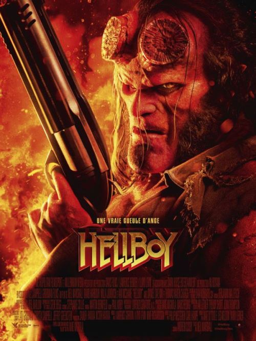 HELLBOY - 2019 - David Harbour, Milla Jovovich - 40x60cm - AFFICHE CINEMA ORIGINALE /Pliée