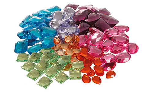 140 pierres acryliques