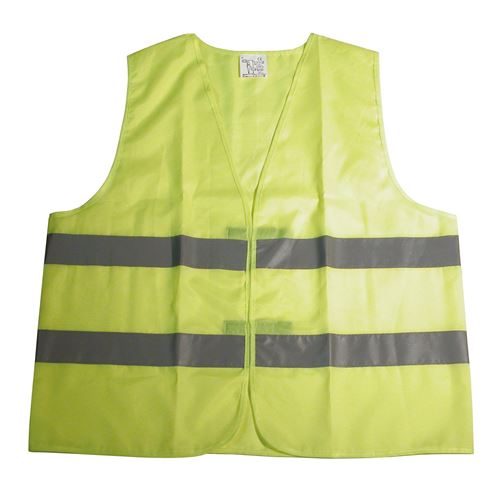CARPOINT 0114011 Gilet très visible Polyester, jaune, XL, 1