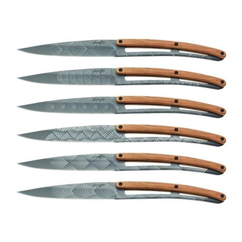 Coffret 6 Couteaux Deejo 2fb012
