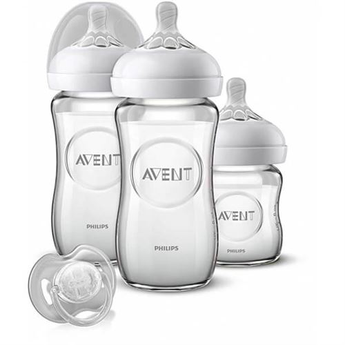 Kit biberons natural verre - philips avent