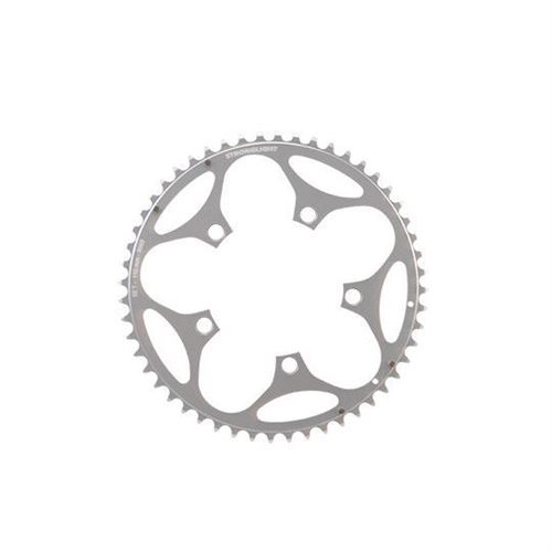 Plateau route diam 110 exter 52dts argent alu 5083 strong 10/9v. 5 branches