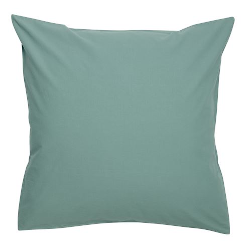 Taie d'oreiller Stonewashed Pakita vert de gris 65 x 65 cm Vivaraise