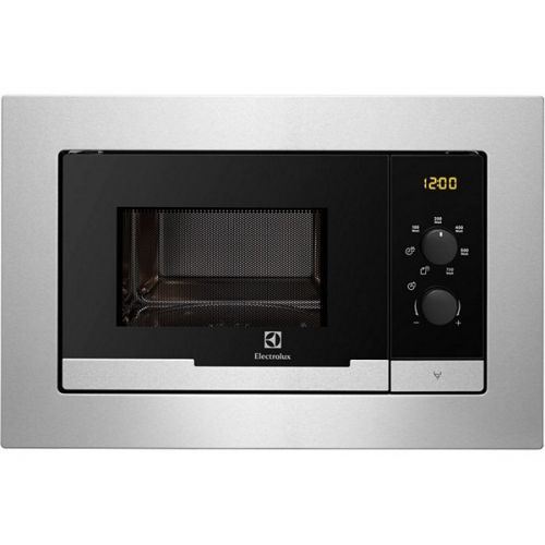 Electrolux EMM20007OX - Four micro-ondes monofonction - intégrable - 20 litres - 800 Watt - acier inoxydable