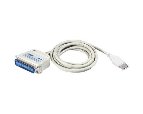 Adaptateur USB 1.1 ATEN UC1284B-AT - [1x Centronics femelle - 1x USB 1.1 type A mâle] - 1.80 m - blanc