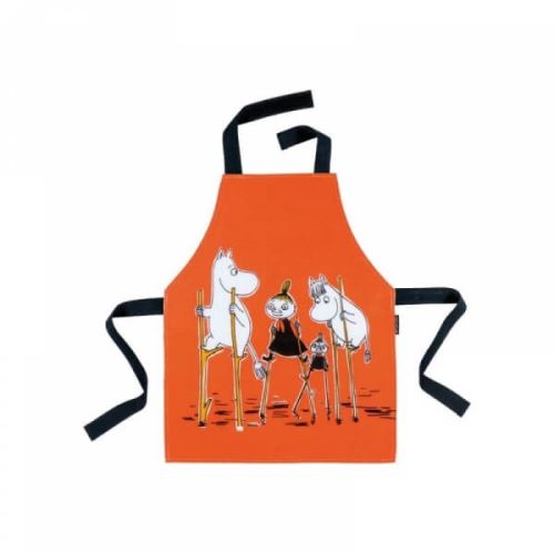 Tablier de cuisine orange moomin - petit jour paris