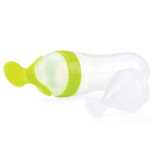 Nûby ID5591GREEN Biberon Cuillère 3+ Mois