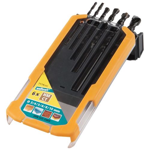 Wolfcraft Jeu De Forets Universels 6 Pièces 3-10 Mm 7114000 - Image 3