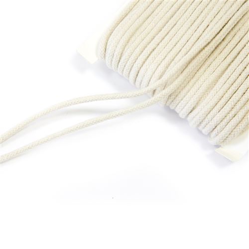 Lot de 10 Cordelettes coloris naturel - 10 m