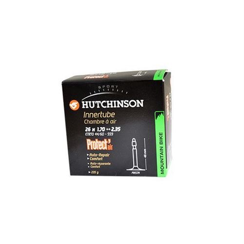 Chambre air vtt 26x1.70/2.35 vp hutchinson protect'air avec liquide anti-crevaison