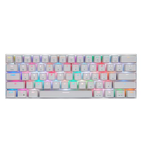 Docooler CK62 BT3.0 Clavier mécanique filaire RVB pour tablette Smartphone