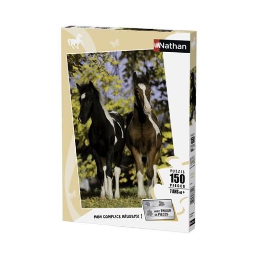 Puzzle 150 pièces Nathan Charmants poulains