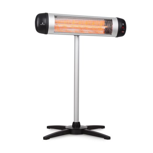 Radiateur Rising Sun - 2500 W IP34 r&eacute;glable en hauteur argent