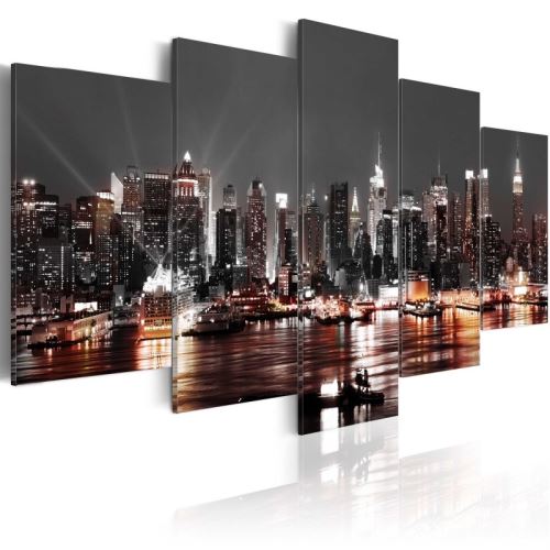 Tableau - Grey city - Size: 100x50