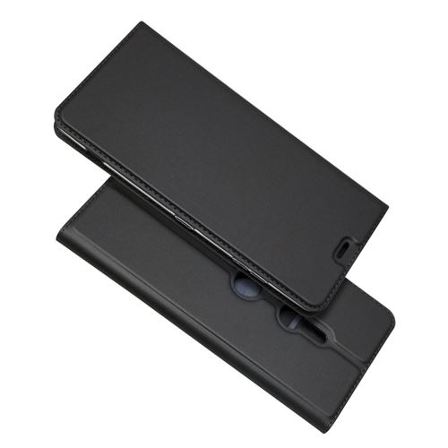 Etui en PU auto-absorbé noir pour Sony Xperia XZ3
