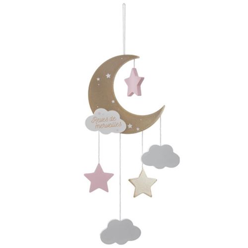 Suspension Lune - L 15,6 cm x l 1,2 cm