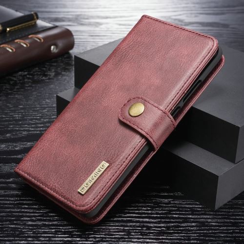 Etui en PU détachable 2-en-1 divisible rouge pour votre Huawei P30 Pro