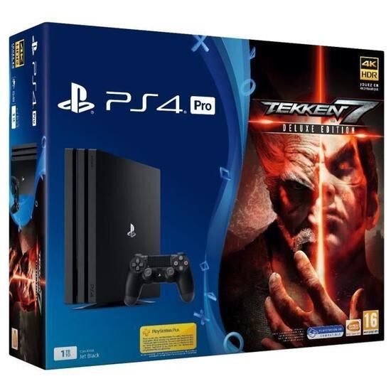 Sony PlayStation 4 Pro - Console de jeux - 4K - HDR - 1 To HDD