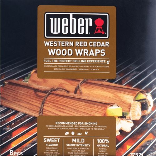 Wraps cèdre de bois rouge Weber