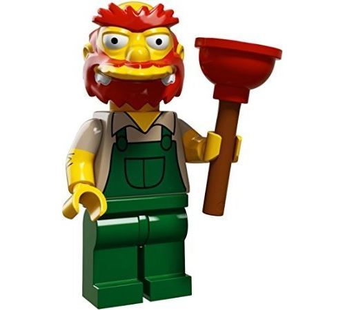 Figurine de collection LEGO The Simpsons série 2 71009 - Groundskeeper Willie