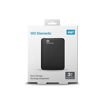 WD Elements Portable WDBU6Y0030BBK - Disque dur - 3 To - externe