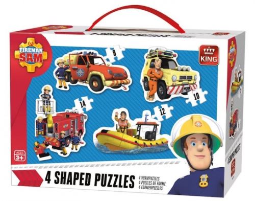 Puzzles de 8 à 14 pièces : 4 puzzles : sam le pompier king puzzles