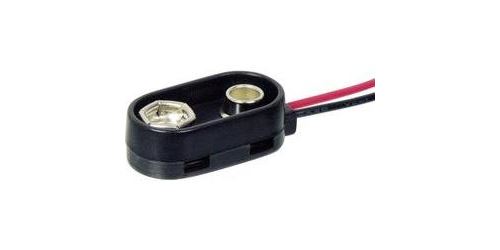 Connecteur clip pression 1x 6LR61 (9 V) Beltrona 9V-I-Clip-S raccord par bouton-poussoir (L x l x h) 26 x 13 x 8 mm