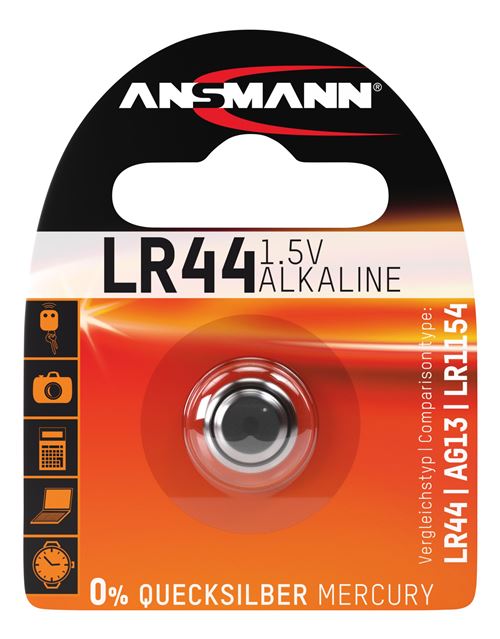 Ansmann Pile Bouton Lr 44 1.5 V 1 Pc(S) 115 Mah Lithium 5015303 - Image 3