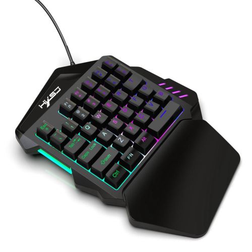 EFUTURE Clavier de jeu à une main gauche 35 clés USB 2.0