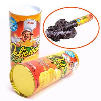 Gratuit Images 1pc Pomme De Terre De Tour Pouvez Nouveaute Blague Saut Serpent dernière par